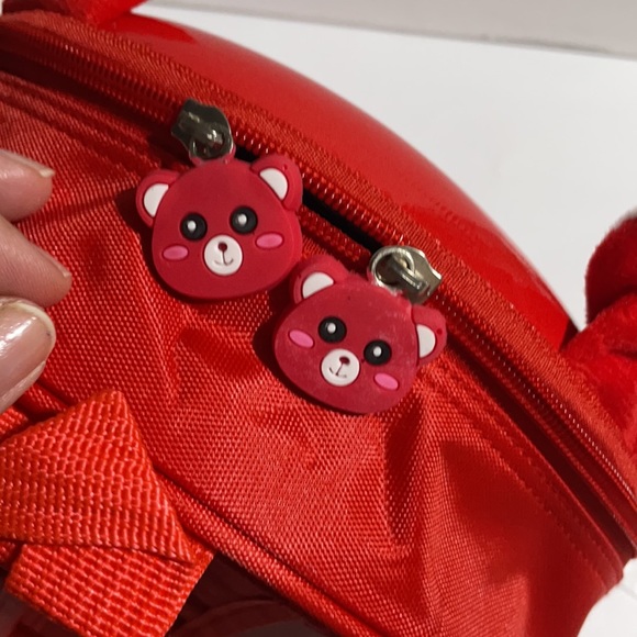 NWT BACKPACK CHILDREN SCHOOL BAG UNISEX FOX BABY RED. 9’x3’x10’in. - Picture 13 of 17